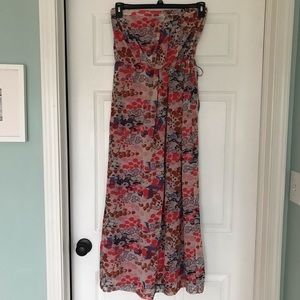 Gap strapless Maxi dress